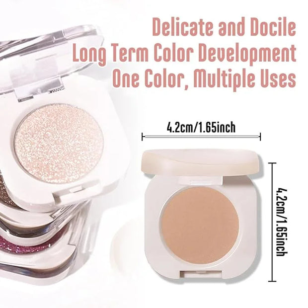 Pressed Single Matte BrownEyeshadow Palette, Matte Burly Wood eyeshadow For Old Women, Pigmented Waterproof Sombras Para O...