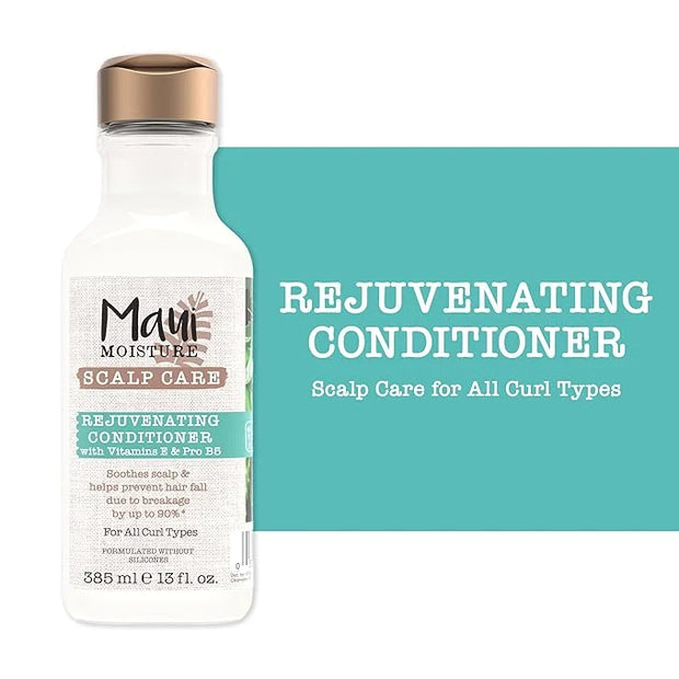 Maui Moisture Scalp Care Rejuvenating Conditioner, Soothing Curly Hair Conditioner with Vitamin E, Pro-Vitamin B5 & Aloe V...