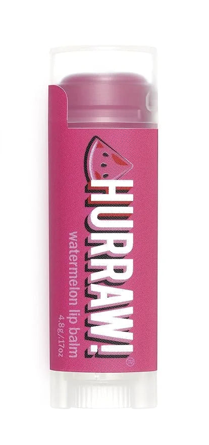 Hurraw! Watermelon Lip Balm: Organic, Certified Palm