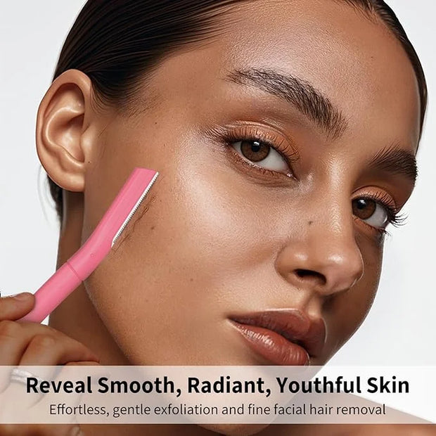 Face Razors for Women, Dermaplane Razor for Women Face, Eyebrow Razor, Facial Razors, Dermaplaning Tool, Gentle Skin Exfol...
