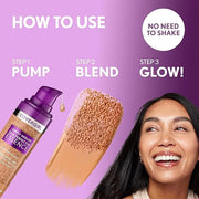 Covergirl Simply Ageless Skin Perfector Essence Foundation, 65 Tan-Rich, Tinted Skincare Makeup Hybrid, Sheer Tint, Radian...