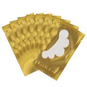 100 Pair Set Eye Gel Pads For Eyelash Extensions Lint Free Patches Beauty Tools (Gold) - Product Image