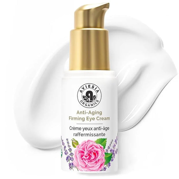Deep Moisture Anti Aging Firming Eye Cream – USDA Certified, Plump & Hydrate , Smooth Wrinkles, Fine Lines,Dark Circles un...