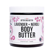Body Butter for Women LAVENDER NEROLI | Whipped Body Moisturizer with Raw Shea Butter for Dry Skin, Paraben Free, Non-Grea...