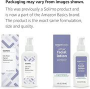 Amazon Basics Oil-free Facial Moisturizer for Sensitive Skin, Fragrance Free, 4 Fluid Ounce (Previously Solimo) (Pack of 3...