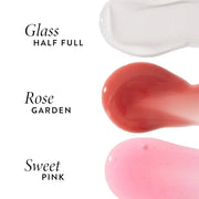 LAURA GELLER NEW YORK Fine Shine Glossy Lip Oil, Glass Half Full - Hydrating Squalane - Clear Lip Gloss - Product Image