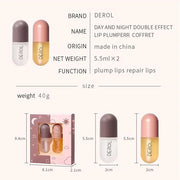 2Pcs Lip Plumper Set, Natural Lip Lips