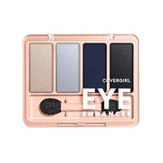 COVERGIRL Eye Enhancer, Night Sky, Eyeshadow Quad, Easy to Wear, Clean & Vegan, Talc-Free, Matte & Shimmer Finishes, Smudg...