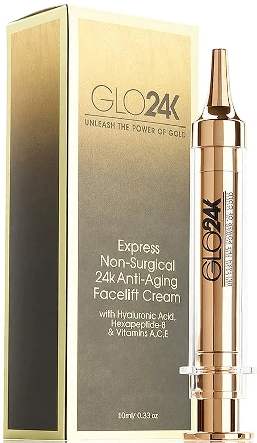 GLO24K Complete Eye Care Set with our 24k Instant Facelift Cream, Eye Cream, and Eye Serum - Product Image