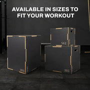 3 in 1 Non-Slip Wooden Plyo Box Plyometric - Product Image