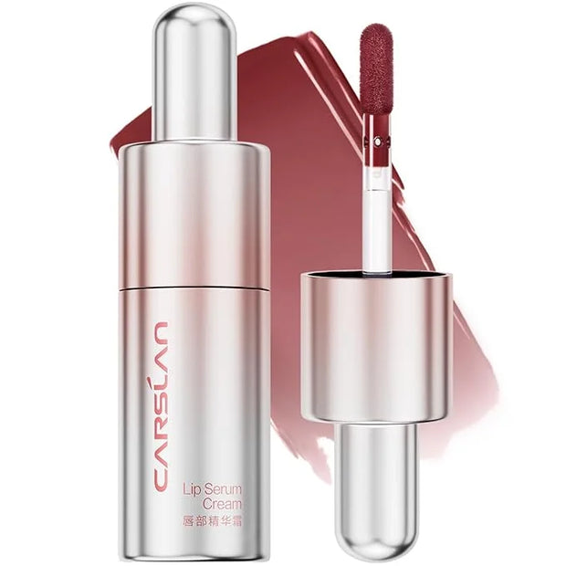 Hydrating Lip Serum Cream, Longlasting Moisturizing, Lightweight Lip Gloss, Semi-Matte Lipstick with Vitamin E, Crithmum M...