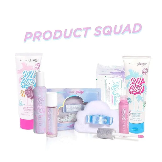 Petite 'n Pretty - Fully Feathered Volumizing Mascara & 10K Shine Lip Gloss (Diamond Heist) - Natural and Non-Toxic Face M...