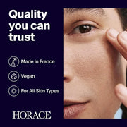 HORACE Anti-Fatigue Under-Eye Patches for Men - Dark Circle and Puffiness Reduction - Moisturising & Refreshing Hydrogel T...