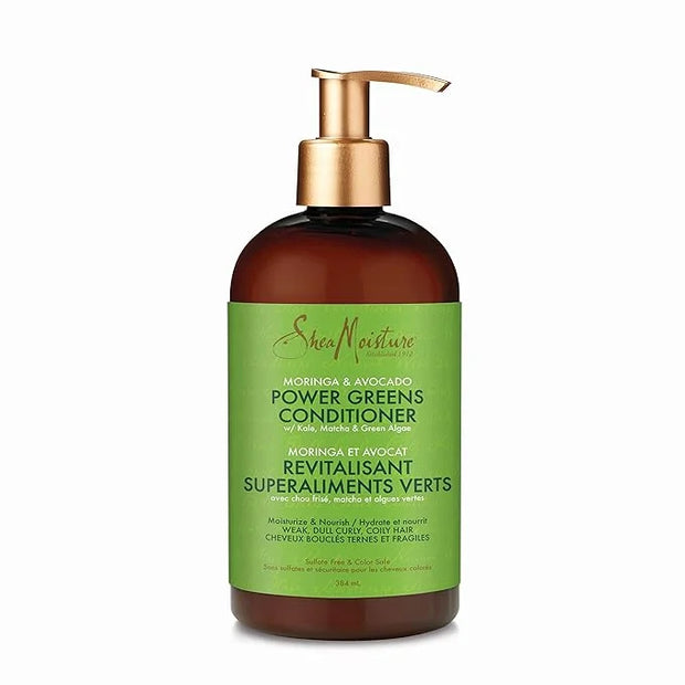 SHEA MOISTURE Moringa Avocado Power Greens Conditioner, 13 FZ - Product Image