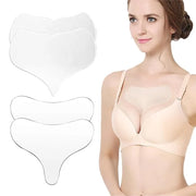 4 Pcs Chest Silicone Anti Wrinkle Pads Reusable,Anti-Wrinkle Patches for Side Sleeping - Product Image