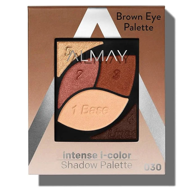 Almay Eyeshadow Palette, Longlasting Eye Makeup, Primer Enriched with Antioxidant Vitamin E, Hypoallergenic, 010 Brown Eye...