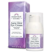 HERITAGE STORE Aura Glow Eye Cream, Under Eye Brightener & Hydrator, Minimizes look of Puffiness, Dark Circles, Fine Lines...