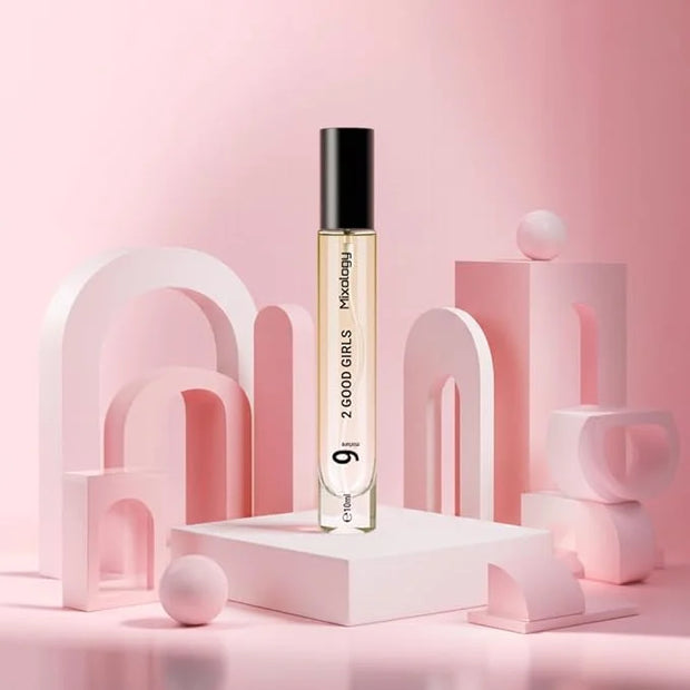 2 Good Girls Eau de Parfum – Mixture of Good Girl & Good Girl Gone Bad, Women Perfume 0.34 Fl Oz (10ml) - Product Image