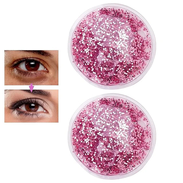Gel Eye Pack, Hot Cold Compress Eye Gel Ice Packs Reusable Cooling Eye Cover for Dark Circles Puffiness Cold Eye Girl Wome...