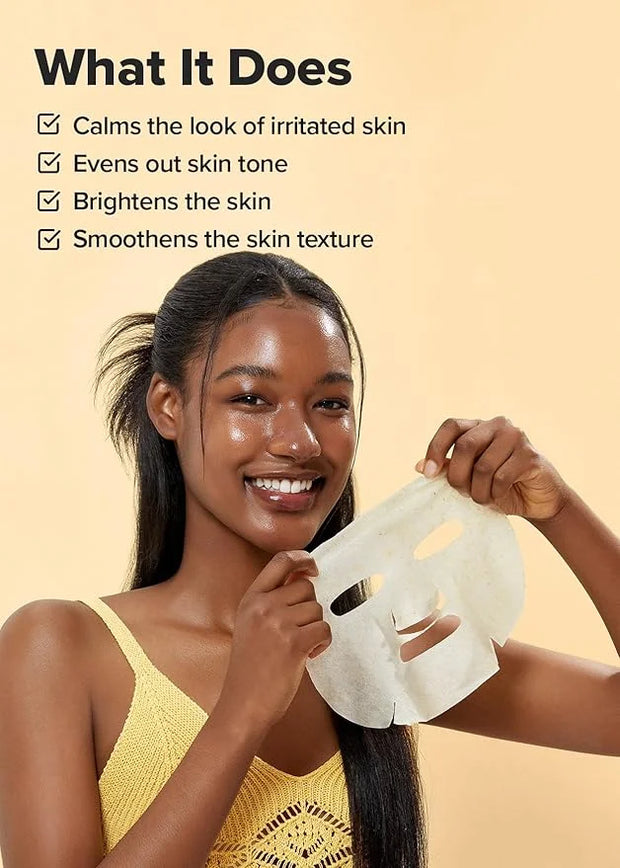 I DEW CARE Real Herb Calendula Sheet Face Mask - Hot As Sheet | Korean Face Masks Skincare, Moisturizing and Calming for D...