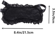Soft Lace Eye Mask Party Ribbon Accessories, Eye Mask Comfortable Sleep Mask Can Be Adjusted to Shading Eyes, Travel,Home,...