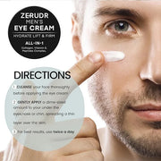 Men’s under Eye cream: all-in-1 Eye Bags, Dark Circles, and Puffiness reduce- Men’s eye care for hydrate, firm & repair - ...
