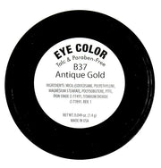 Antique Gold Carmel Bronze Shimmer Pressed Powder Single Vegan Eyeshadow; Talc, Paraben & Cruelty Free - Product Image