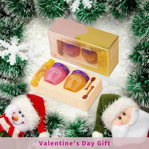 2PCS Lip Mask Overnight, Honey&Sakura Day
