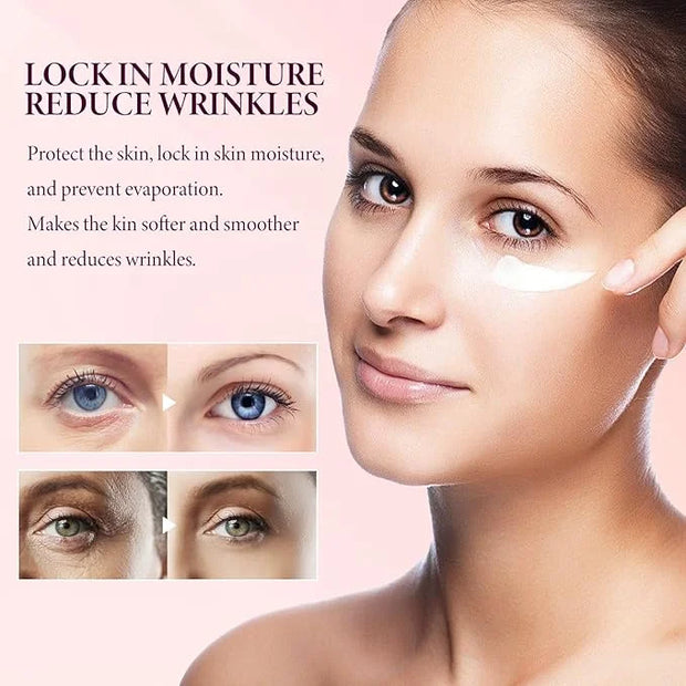 2PCS Mango Eye Cream, Eye Moisturizing Serum, Anti-Aging Treatment for Puffiness, Dark Circles & Fine Lines, Fast-Absorbin...