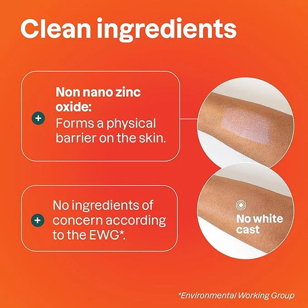 ATTITUDE Mineral Sunscreen Stick with Zinc Oxide, SPF 30, EWG Verified, Plastic-Free, Broad Spectrum UVA/UVB Protection, D...