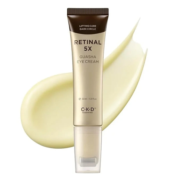 CKD Retinal 5X Gua Sha Eye Cream - Anti-Aging Eye Moisturizer for Wrinkles, Dark Circles & Puffiness – Firming & Hydrating...