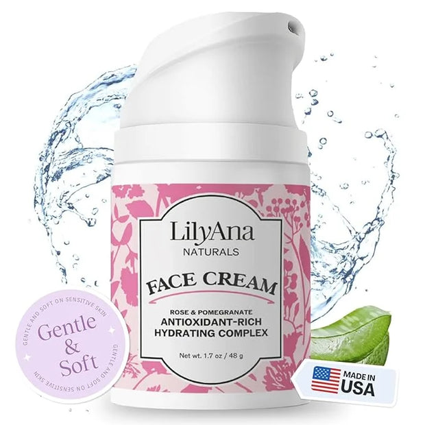 LilyAna Naturals Face and Neck Moisturizer for Women and Men - Moisturizer Face and Neck Cream for Dry Skin and Dark Spot ...
