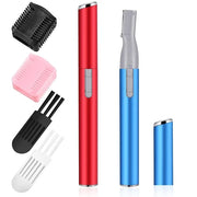 Chumia 2 Pcs Electric Eyebrow Trimmer Women Precision Face Razors Mini Shaver with Comb Christmas Women Gift Battery Opera...