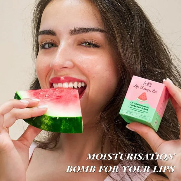 Lip Mask Set, Lip Scrub & Hydrating