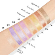 evpct 4Pcs Cream Eyeshadow Pencil Bulk Stick Set for Eyes Waterproof Pink Light Purple Violet Mocha Beige Shimmer Metallic...