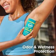 Tom's of Maine Coconut Mango Aluminum Free Natural Deodorant For Women & Men | Goes on Clear | Odor & Wetness Protection |...