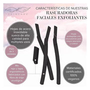 Seraphic Skincare Exfoliating Facial Razors Blades (3pc) – For Eyebrows, Peach Fuzz & Exfoliation – Dermaplane Face Razor ...