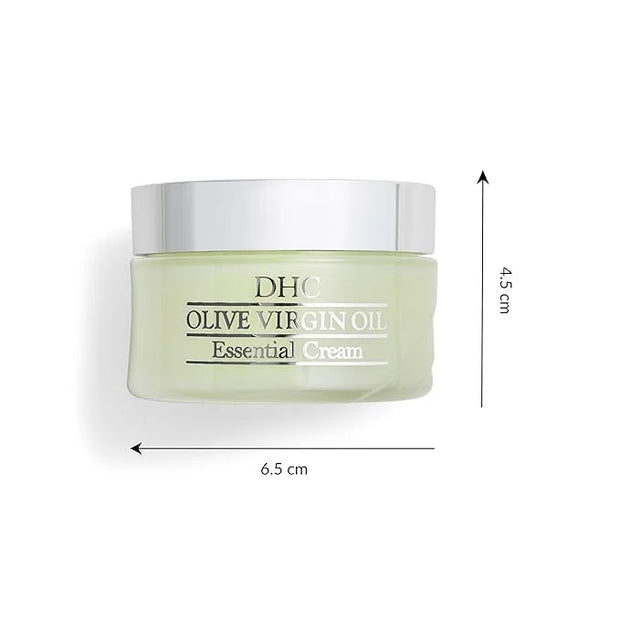 DHC Olive Virgin Oil Essential Cream, Moisturizer, Hydrating, Promotes Skin Elasticity, Radiant, Fragrance and Colorant Fr...