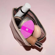 Real Techniques Miracle 2-In-1 Powder Puff 2 Pack, Dual-Sided, Full Size Makeup Blending Puff, Reversible Elastic Band, Ma...