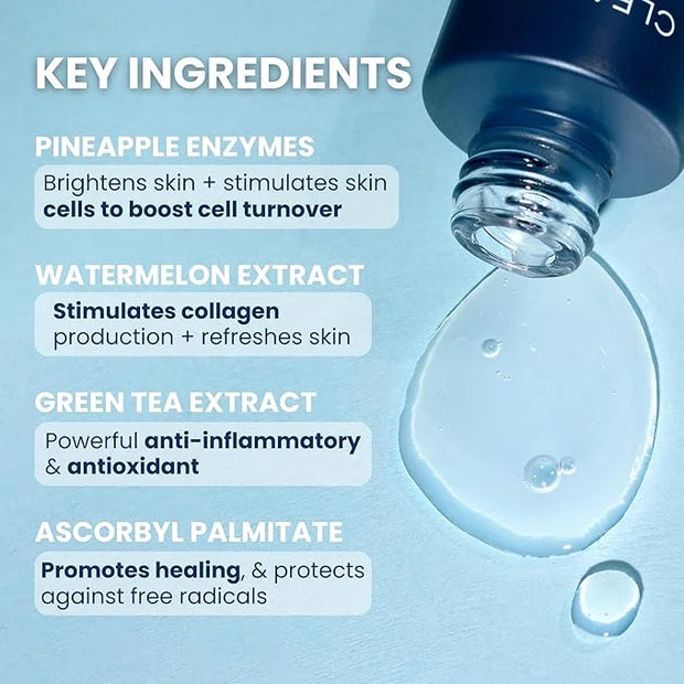 Clean Skin Club Vitamin C Serum & Brightening Booster, Vitamins A, E, D & K, Anti Aging Collagen Clear Facial Care, Glow, ...
