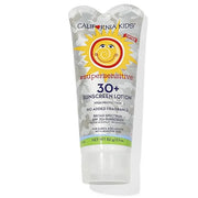 California Kids Super Sensitive SPF 30+ Sunscreen Lotion | Broad Spectrum | Titanium Dioxide | Unscented Hypoallergenic Mi...
