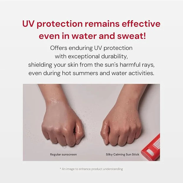 THANKYOU FARMER Sun Project Silky Calming Sun Stick SPF50+ PA++++, Water-Resistant, Matte Finish, Calamine and Centella As...