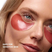 DRMTLGY Brightening Eye Masks (30 Pairs) - Caffeine Eye Masks for Dark Circles and Puffiness with Hyaluronic Acid, Eye Pat...