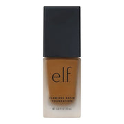 e.l.f. Flawless Satin Foundation, Lightweight & Medium Coverage, Semi-Matte Finish, Vegan & Cruelty-Free, Cinnamon, 0.68 F...