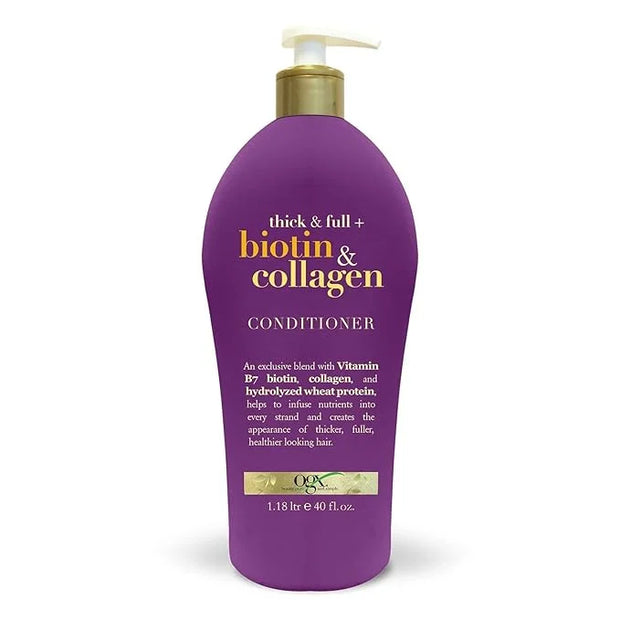OGX Thick & Full Biotin Collagen Conditioner, 40 FL OZ - Product Image