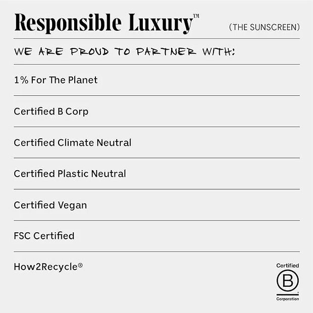 Nécessaire The Mineral Sunscreen SPF 30 PA+++. For The Body. Broad Spectrum. Zinc Oxide, Hyaluronic Acid, Niacinamide. Hyd...