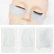 100 Pairs Hydrogel Under Eye Gel Patches Lint Free Eye Lash Pads Eyelash Extension Tool Mask Eyepads, Transparent/Blue - P...