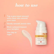 Burt's Bees Truly Glowing Eye Gel Cream Unisex 0.5 oz, White - Product Image