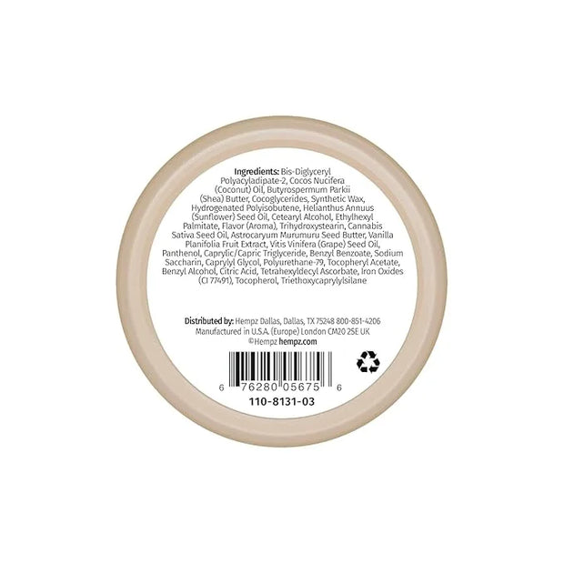 Hempz Hydrating Lip Sleeping Mask - Whipped Vanilla (.70 Oz.) | Overnight Hydrating Lip Balm with Vanilla Lip Butter Balm,...