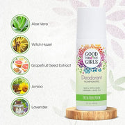 Good for You Girls Aluminum-Free, Natural & Vegan Deodorant for Kids, Preteens, Teens, Safe & Effective Odor Protection, C...